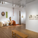 Installation Photo by Jordan Rodriguez. Artworks by Rosalyn Myles and Steven A. Johnson II